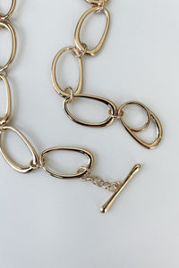 X-large link Necklace-GLD Plated Necklace MODU Atelier 