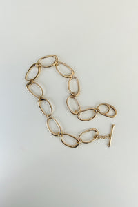 X-large link Necklace-GLD Plated Necklace MODU Atelier 